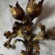 Pair of brass wall lights