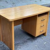 Scandinavian wooden desk from the 1980s with drawers