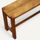 S09 bench in solid oak by Pierre Chapo – 1970s