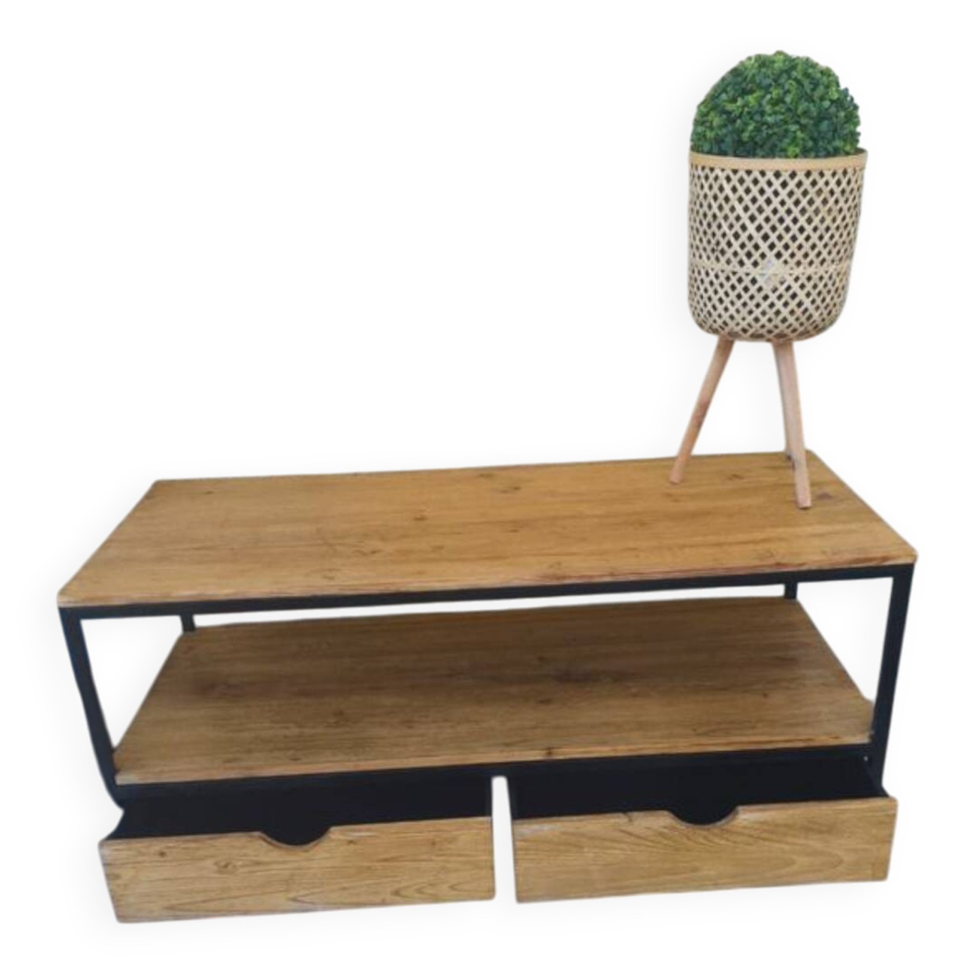 Industrial coffee table