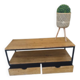 Industrial coffee table