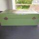 Vintage antique style box with interior mirror, barricini candies