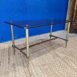 Smoked glass coffee table circa 1970