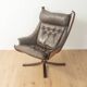 Falcon chair with footstool by Sigurd Ressell for Vatne Møbler