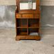 vintage 1970s walnut entrance locker room