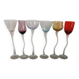 6 Verres à pieds
