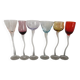 6 Stemmed glasses