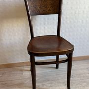 6 antique chairs Jacob & Josef Kohn – Vienna – Decorated bent wood – Style