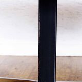 Oval coffee table in 70s green marble