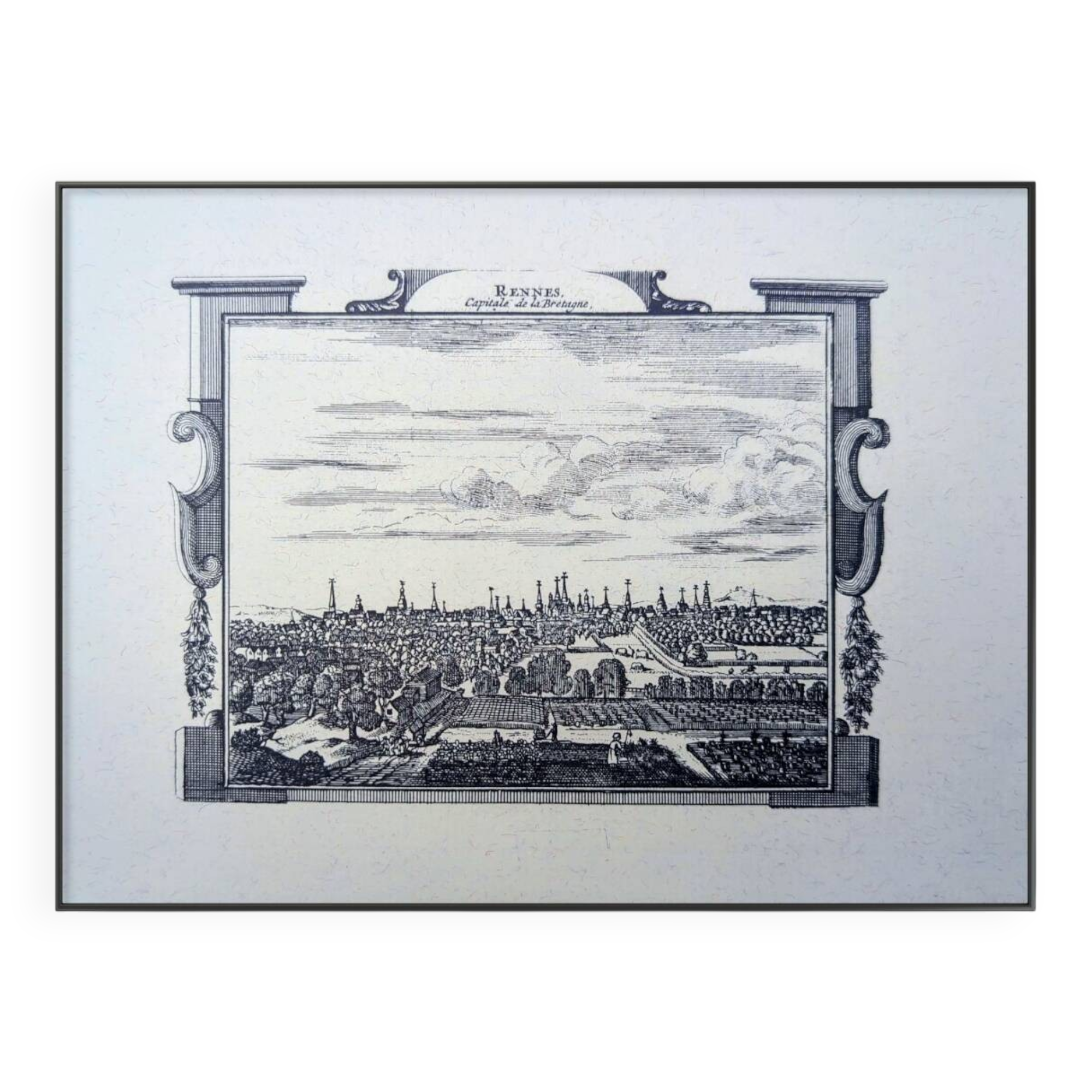 Printed in 1970, Rennes, Brittany.