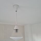 Conical ceiling lamp opal glass Phillips NL - 1920 Bauhaus style