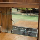 70s Teak Bar Library Shelf