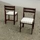 Set of 2 chairs in Maison Regain style