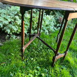 Foldable side table Gateleg in mahogany