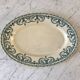 Flat oval Iron Earth To the planter of Caiffa model Garland late nineteenth century