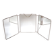 Triptych barber mirror