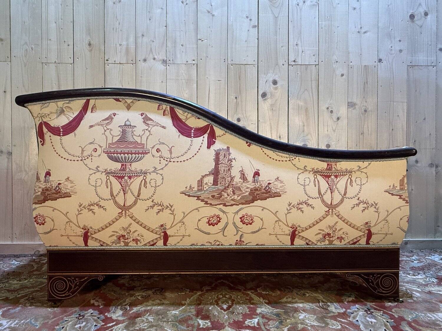 Charles X period Recamier bench
