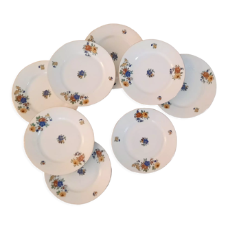 Plates dessert - porcelain - limoges