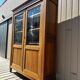 Walnut display cabinet