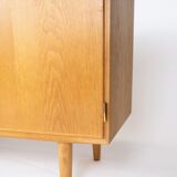 Sideboard in oak designed by Poul Hundevad from the 1960s.