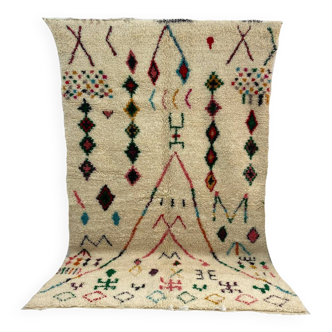 Handmade moroccan berber carpet 259 x 155 cm