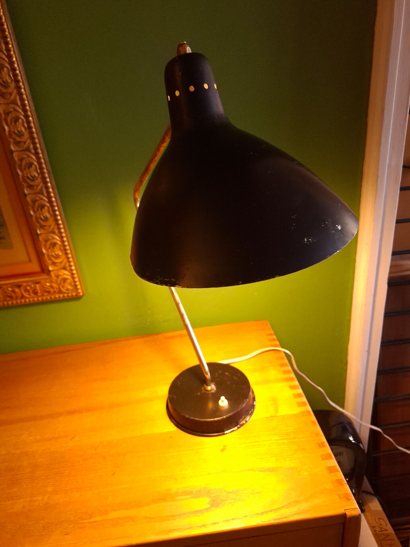 1950s lamp by Jean Boris Lacroix