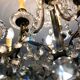 Crystal chandelier diamond cut 9 fires 1880