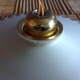 White opaline hanging lamp