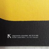 Original film poster " Pierrot Le Fou " 1965 Jean-paul Belmondo, Karina...