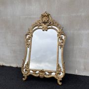 20th century gilded wooden mirror with bezels h120 x l71