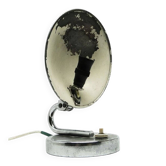 Chrome-plated metal table lamp by J. Hurka for Napako, Czechoslovakia, 1950s