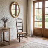 Rare nursing chair / Provençal armchair from the 19th century.