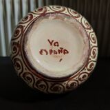 Faience vase from Spain (signed YG)