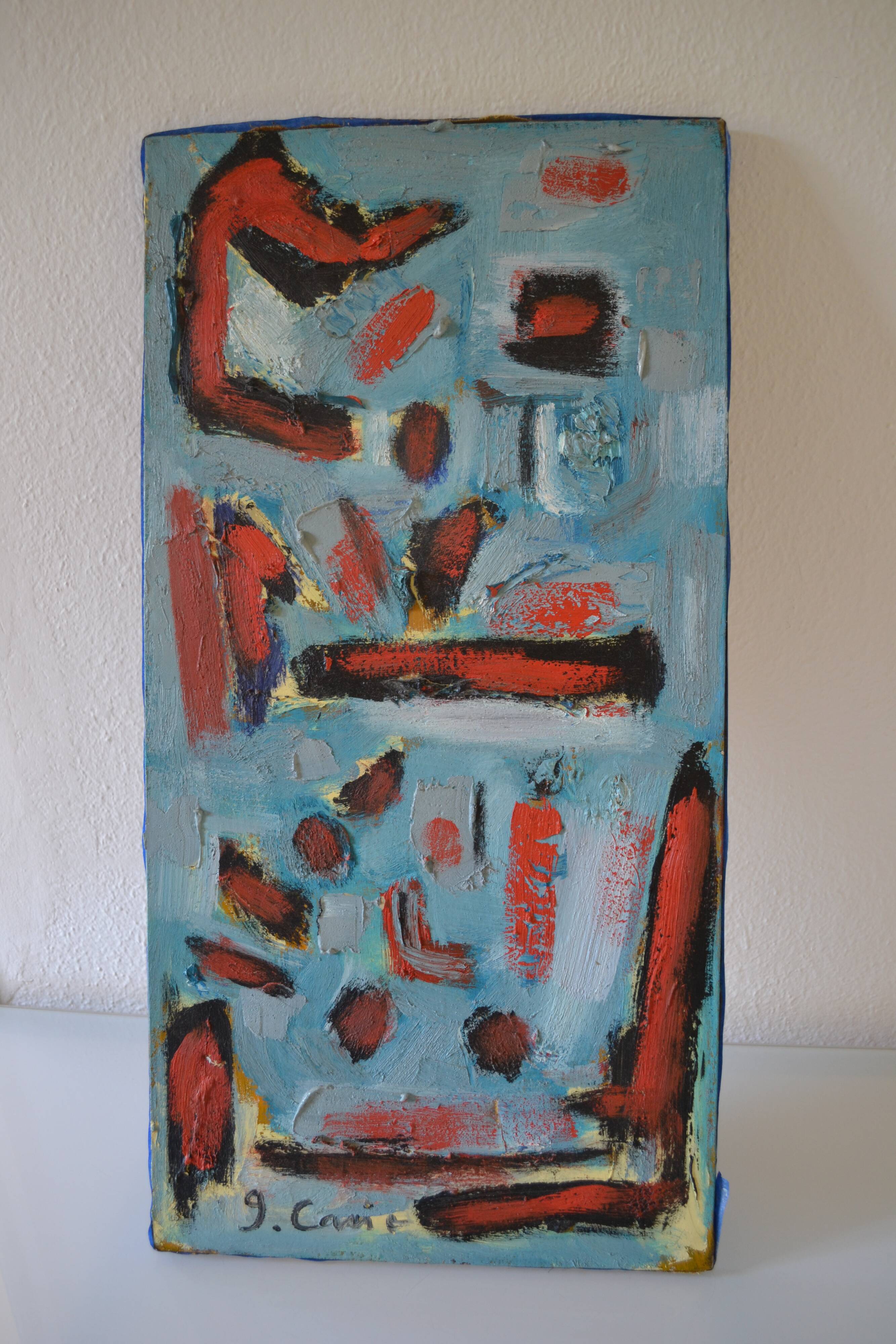 HST abstract painting mid-20th century CoBrA art brut