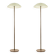 Andrée Putman Pair of Art Deco style floor lamps. Circa 1980