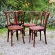 4 chairs bistrot type n°56 years 30