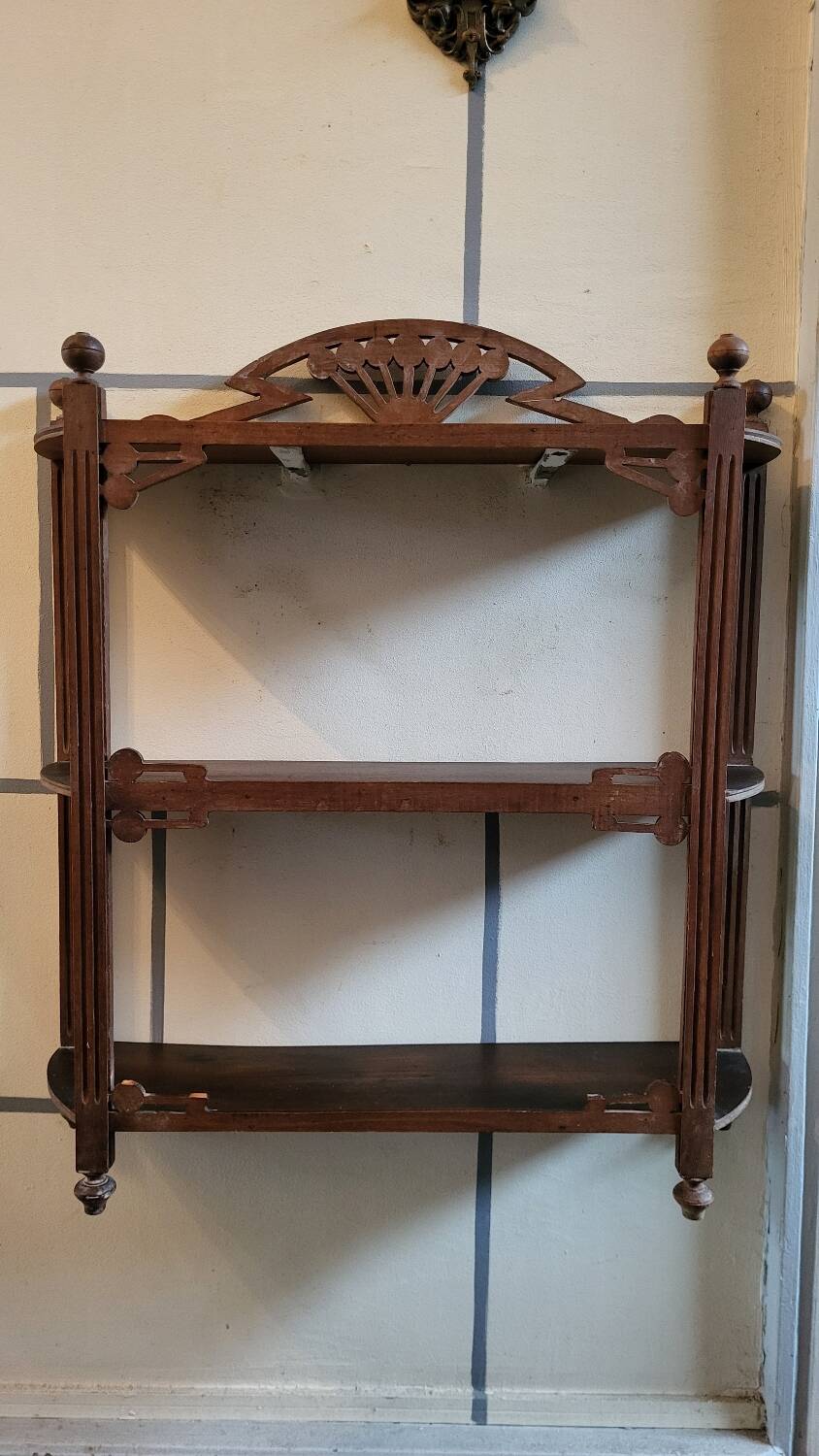 Art Nouveau wall shelf