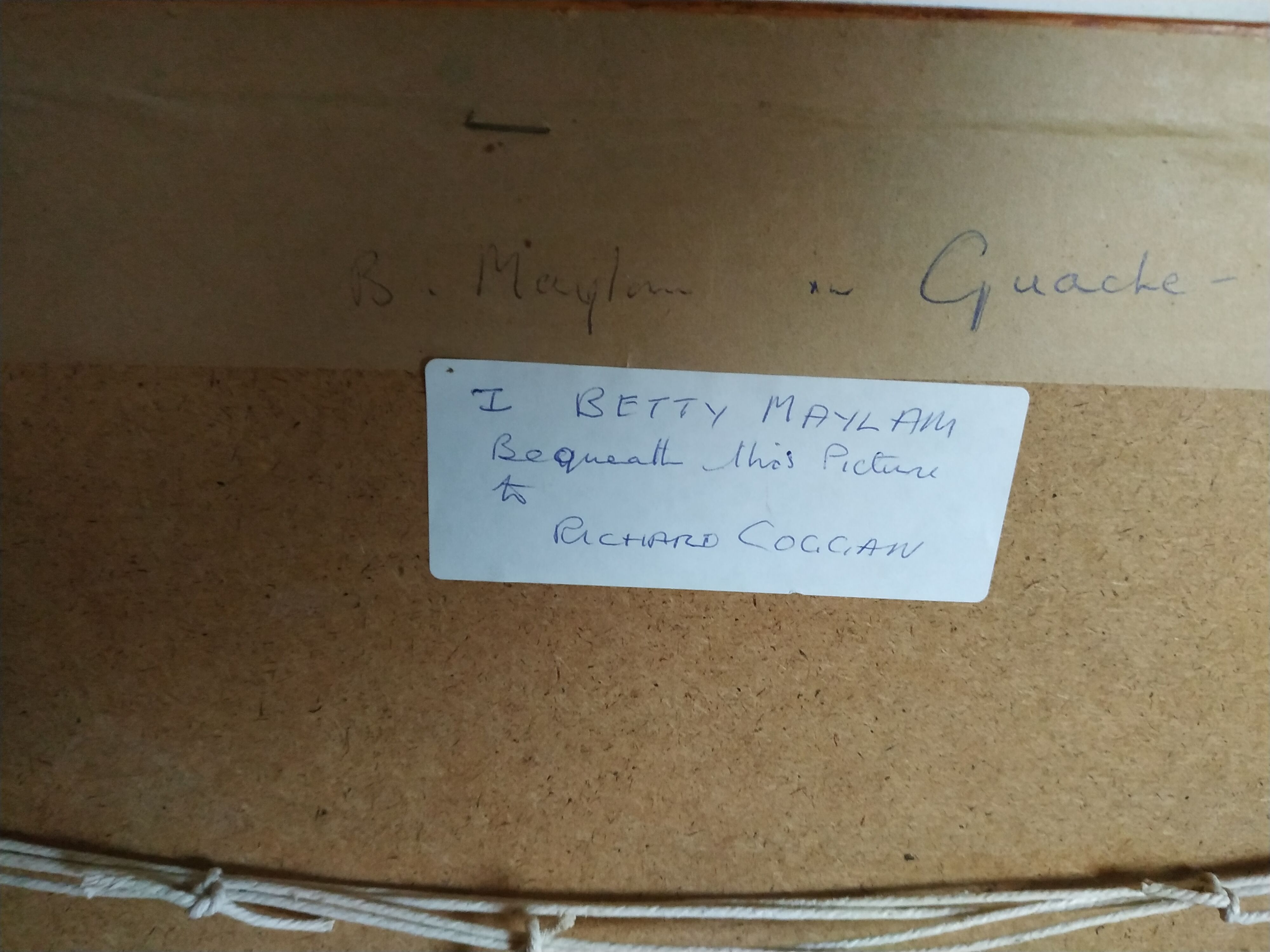 Pélargonium gouache by Richard coggan