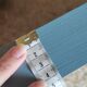 Hand-painted blue wooden tray