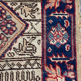 Antique Tabriz carpet 126x76cm
