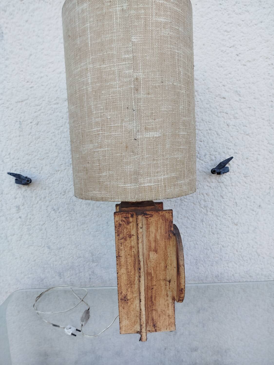 Ceramic lamp R. CAPRON & J. DERVAL Vallauris