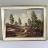Painting "Path in the heather"