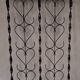 Mid century wall mounted wrought iron coat and hat rack, 1960s