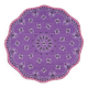 Bandana placemat - lilac