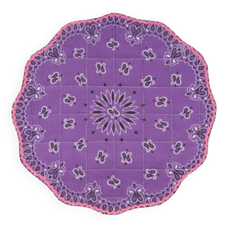 Bandana placemat - lilac