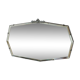 Hexagonal beveled mirror, 56x35 cm
