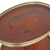 Side table called "Dumb Waiter" stamped J. Champ in Paris.