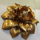 Masca floral wall lamp, 70's, Italy