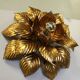 Masca floral wall lamp, 70's, Italy