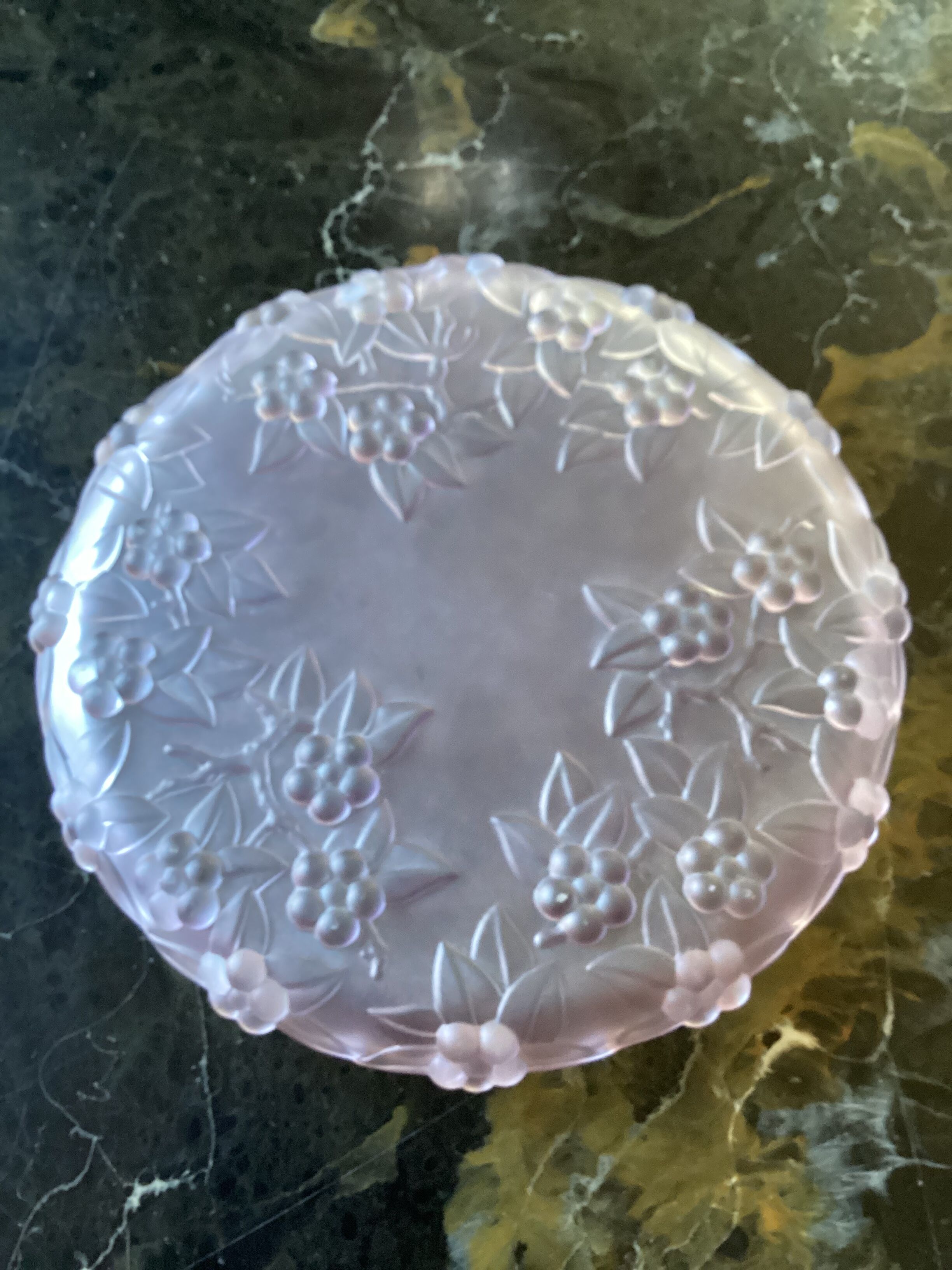 W.Germany crystal cheese cover on tray dimensions: height -15cm- diameter -22cm-